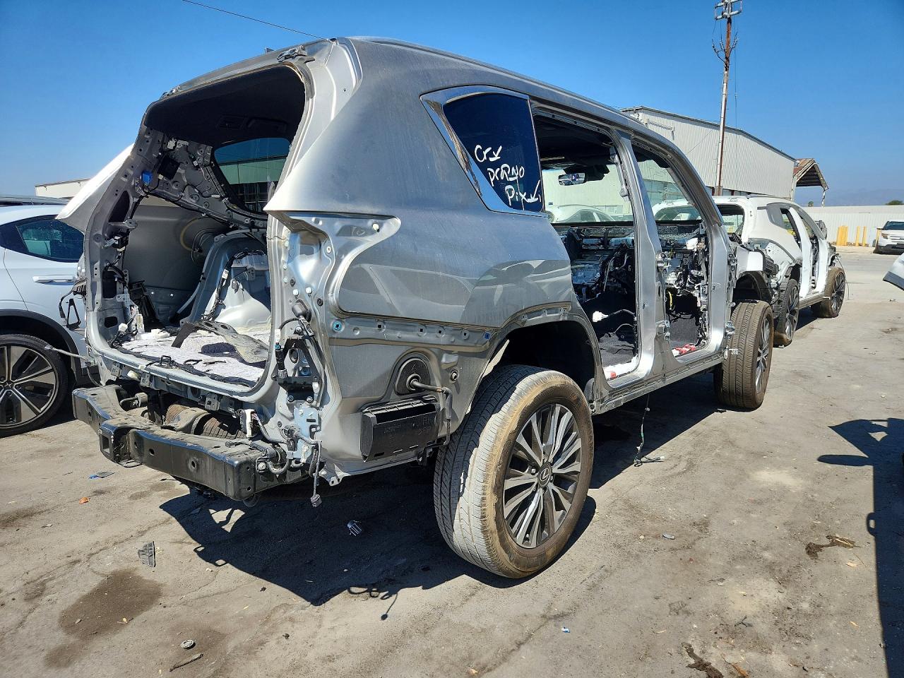 2024 Lexus Lx 600 Premium Gray vin: JTJAB7CX0R4062243