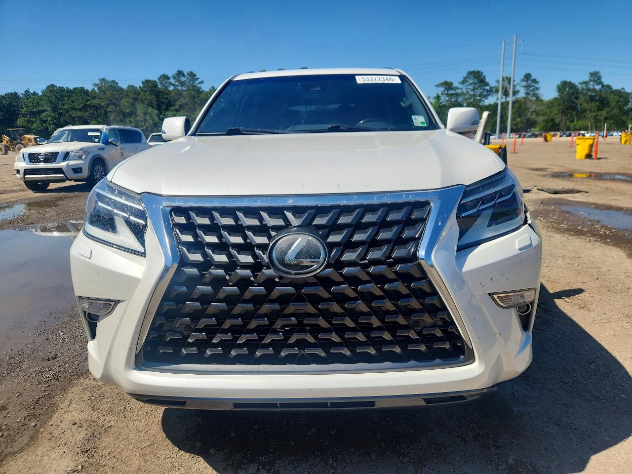 2021 Lexus Gx 460 Premium White vin: JTJAM7BX1M5301667