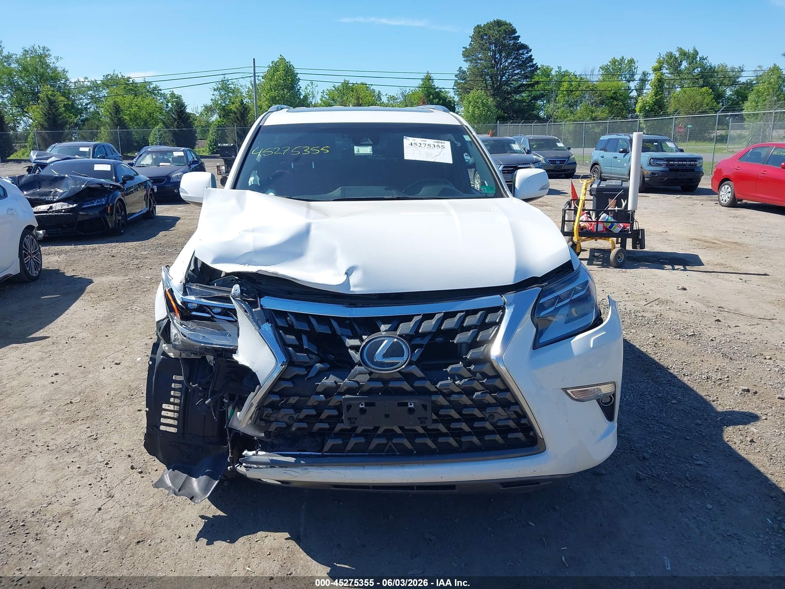 2021 Lexus Gx Gx 460 Premium White vin: JTJAM7BX2M5277556
