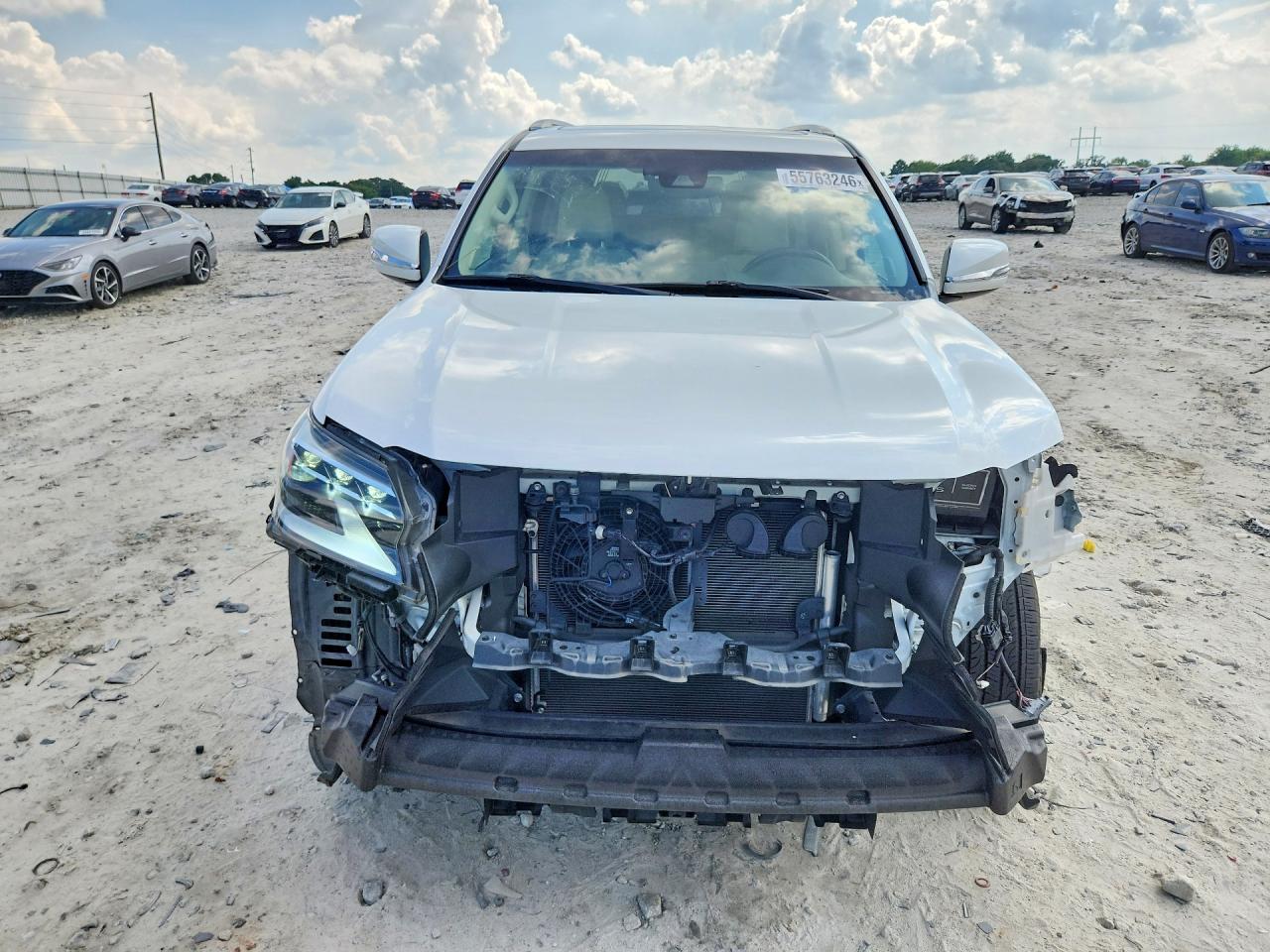 2020 Lexus Gx 460 Premium White vin: JTJAM7BX7L5263831
