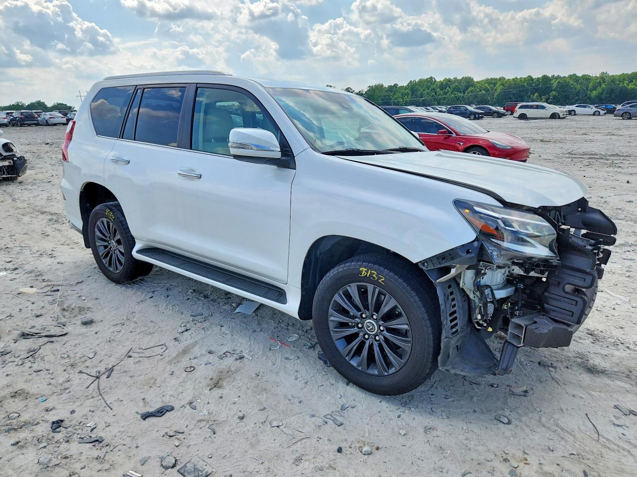 2020 Lexus Gx 460 Premium White vin: JTJAM7BX7L5263831
