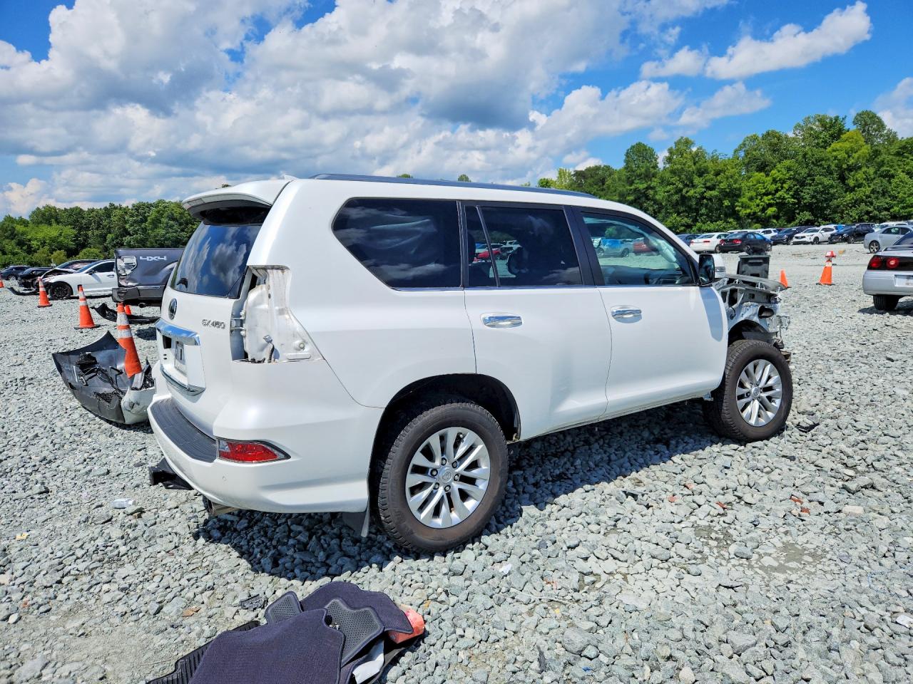 2021 Lexus Gx 460 Premium White vin: JTJAM7BX8M5268487