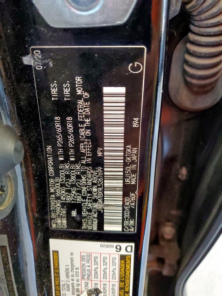 2020 Lexus Gx 460 Premium Black vin: JTJAM7BX9L5267699