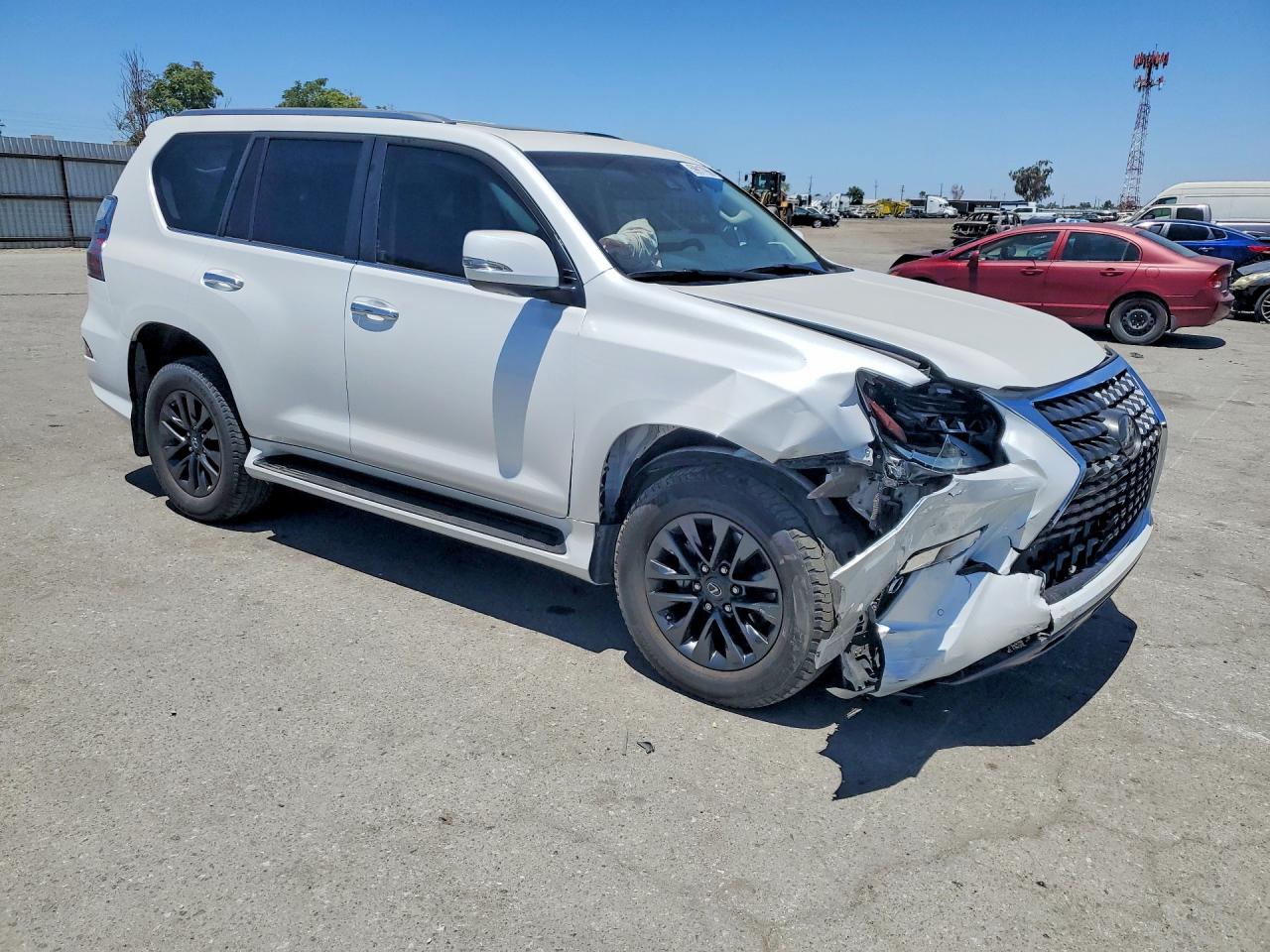 2023 Lexus Gx 460 White vin: JTJAM7BX9P5340219