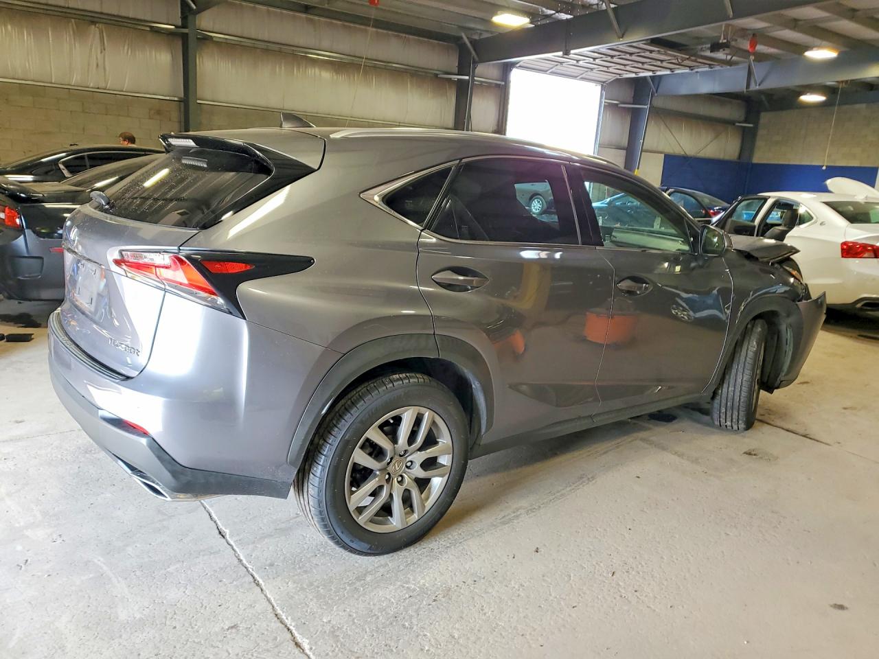2015 Lexus Nx 200t Gray vin: JTJBARBZ0F2014822