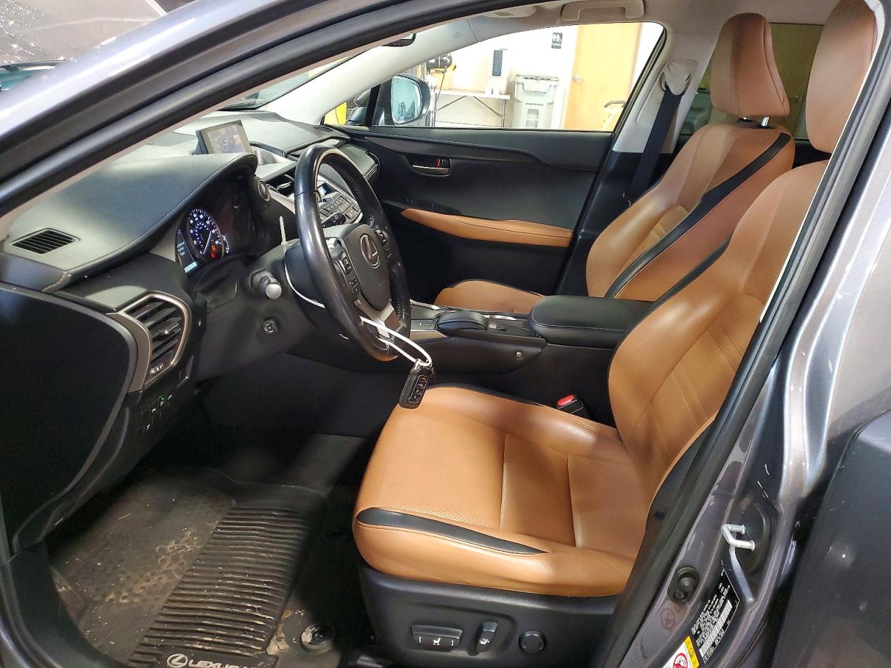 2015 Lexus Nx 200t Gray vin: JTJBARBZ0F2014822