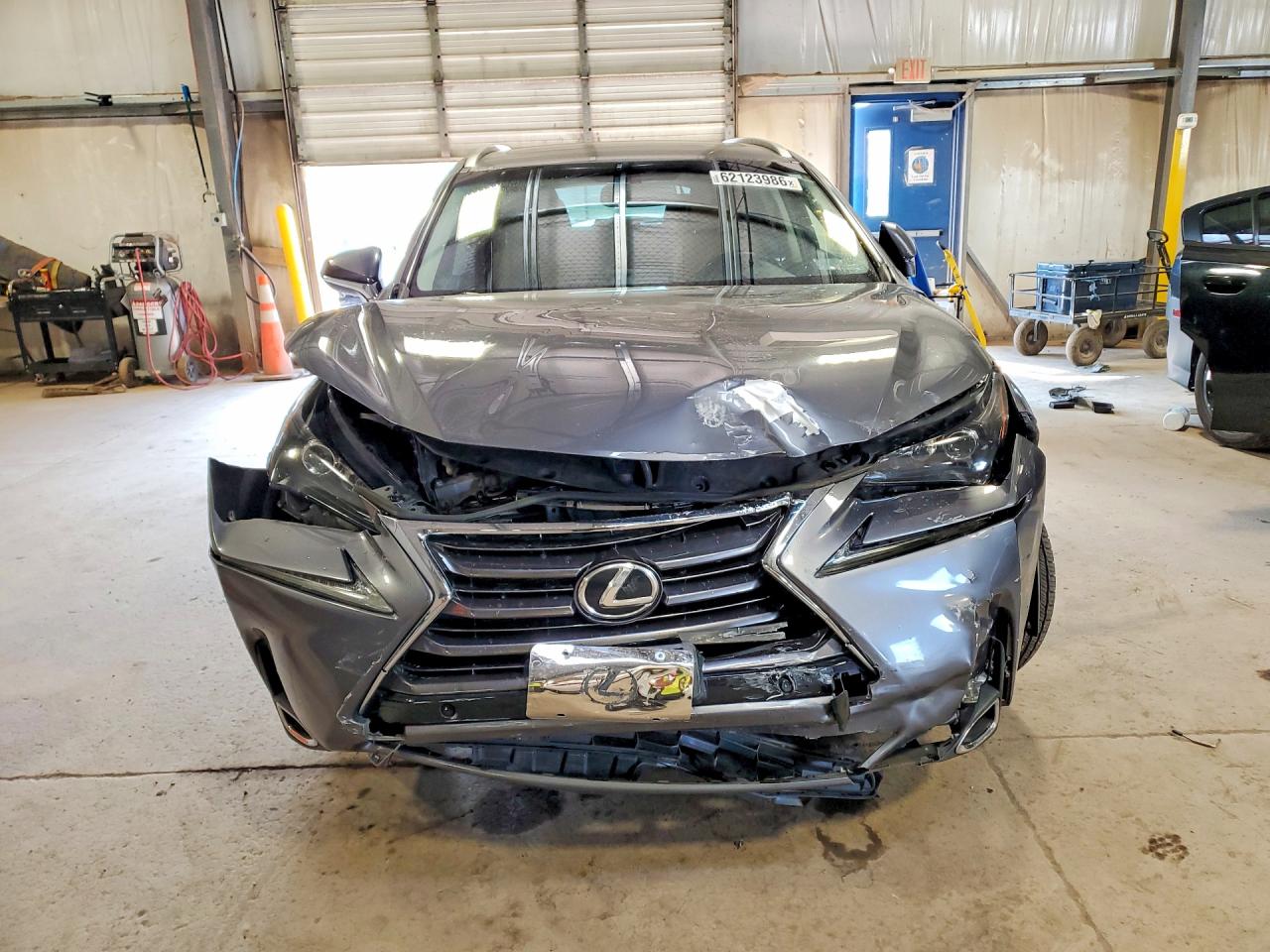 2015 Lexus Nx 200t Gray vin: JTJBARBZ0F2014822