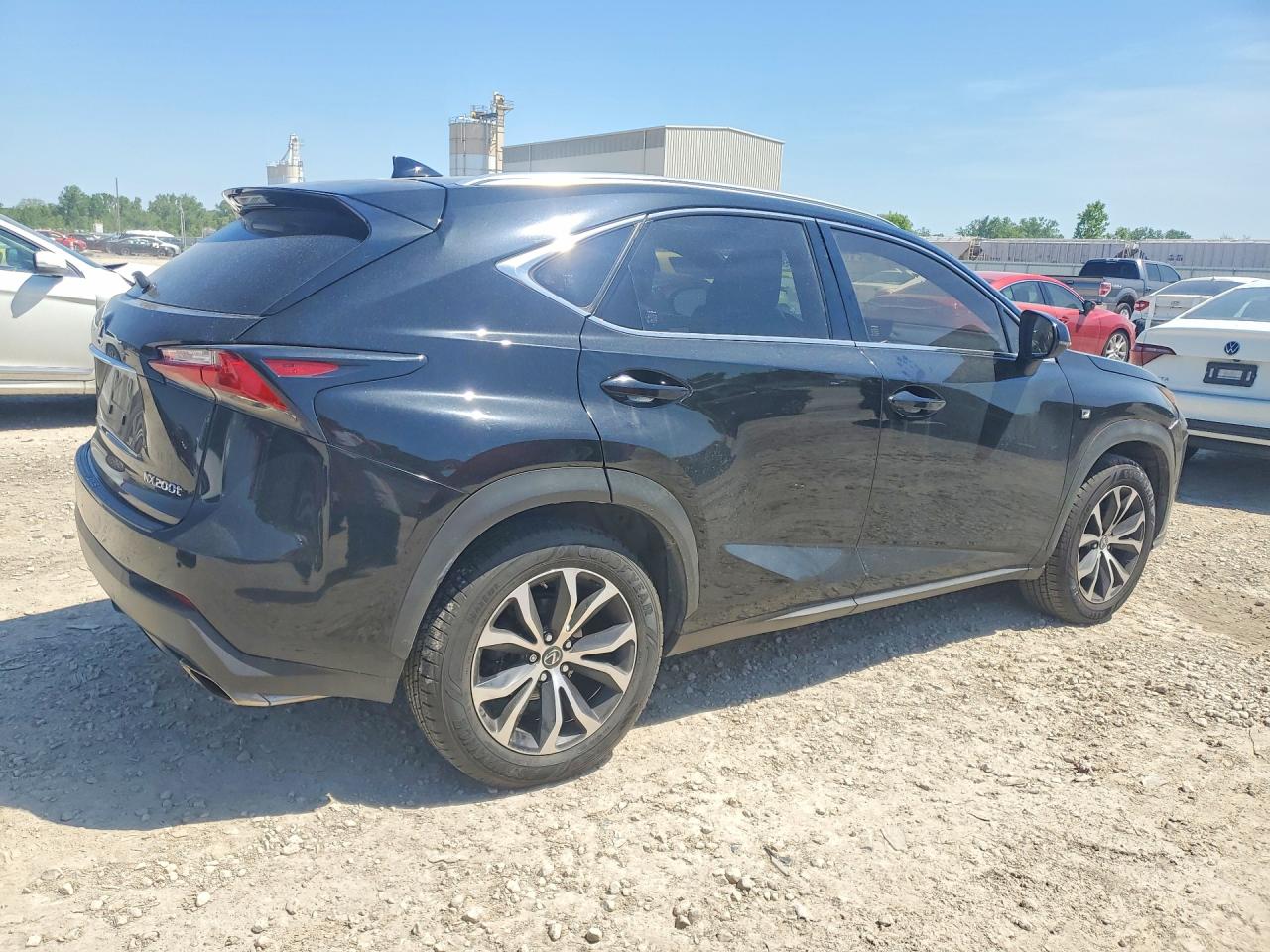 2015 Lexus Nx 200t Black vin: JTJBARBZ0F2035332