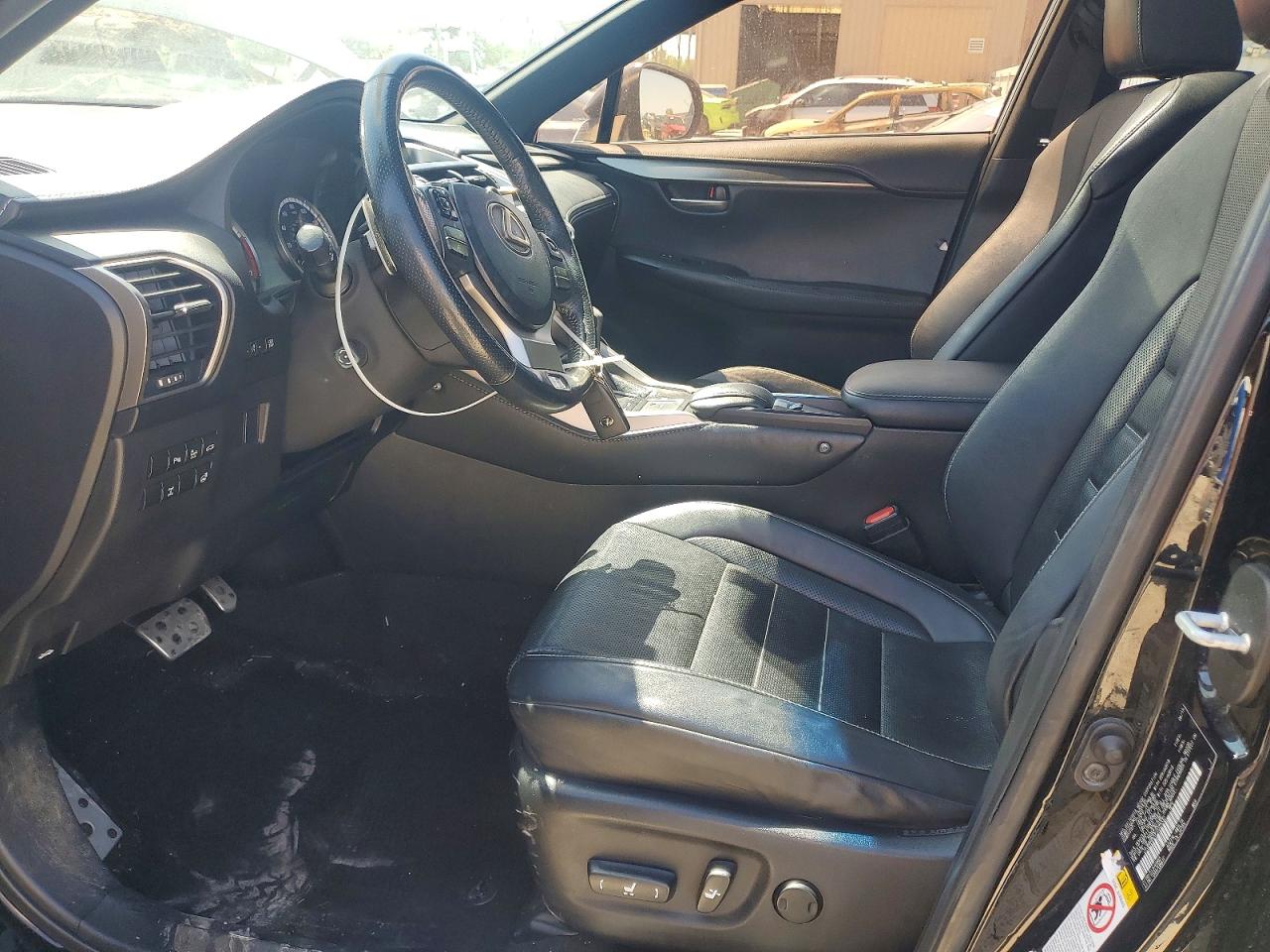 2015 Lexus Nx 200t Black vin: JTJBARBZ0F2035332