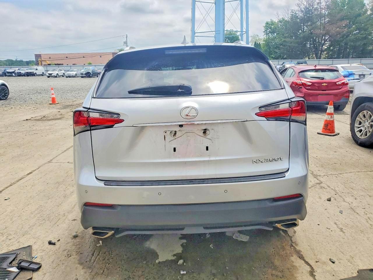 2015 Lexus Nx 200t Silver vin: JTJBARBZ0F2036237
