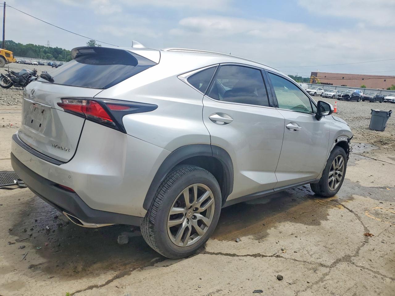 2015 Lexus Nx 200t Silver vin: JTJBARBZ0F2036237