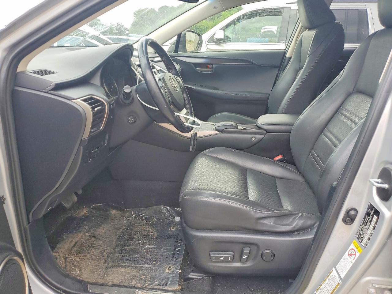 2015 Lexus Nx 200t Silver vin: JTJBARBZ0F2036237