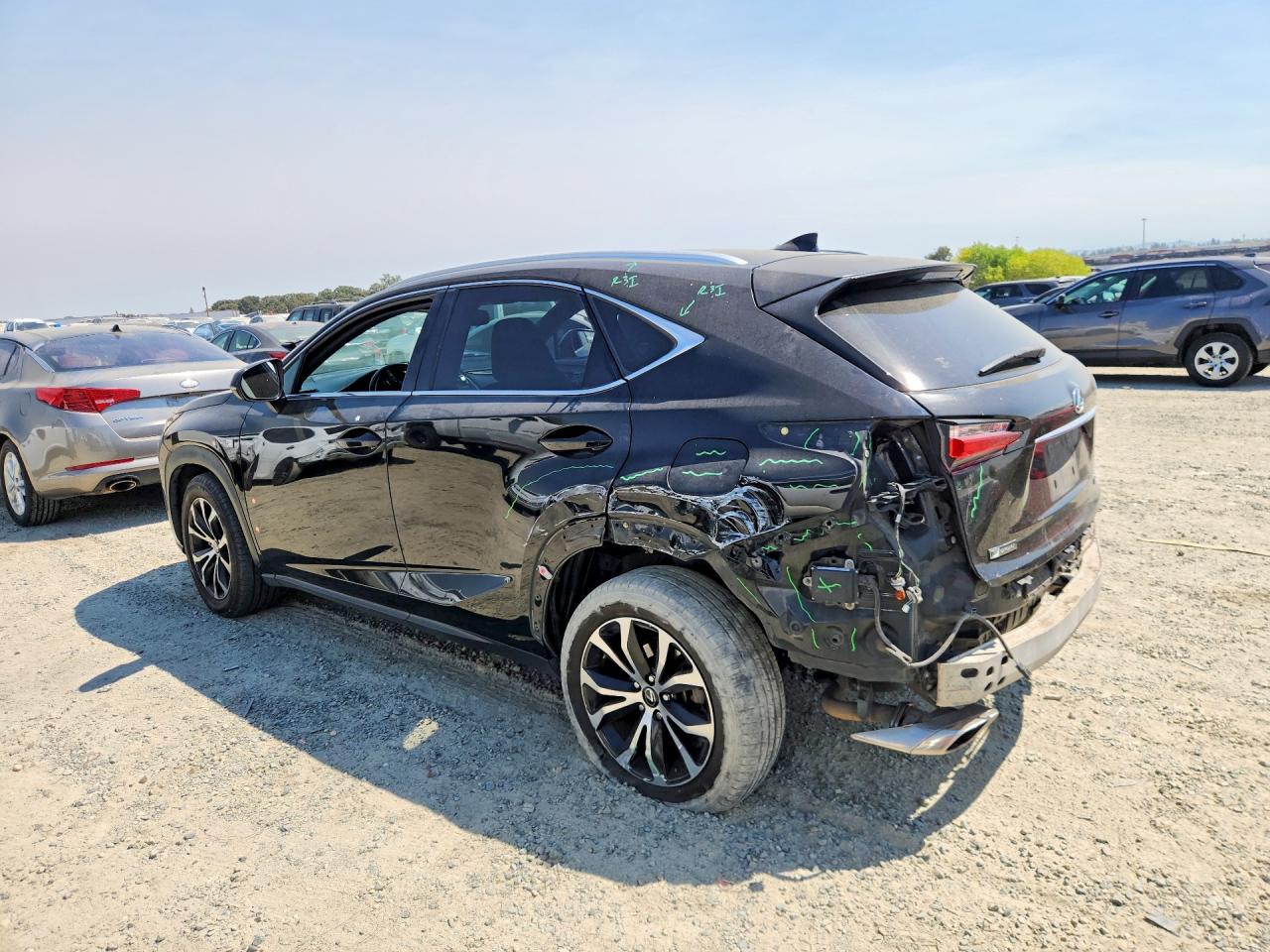 2015 Lexus Nx 200t Black vin: JTJBARBZ0F2036318