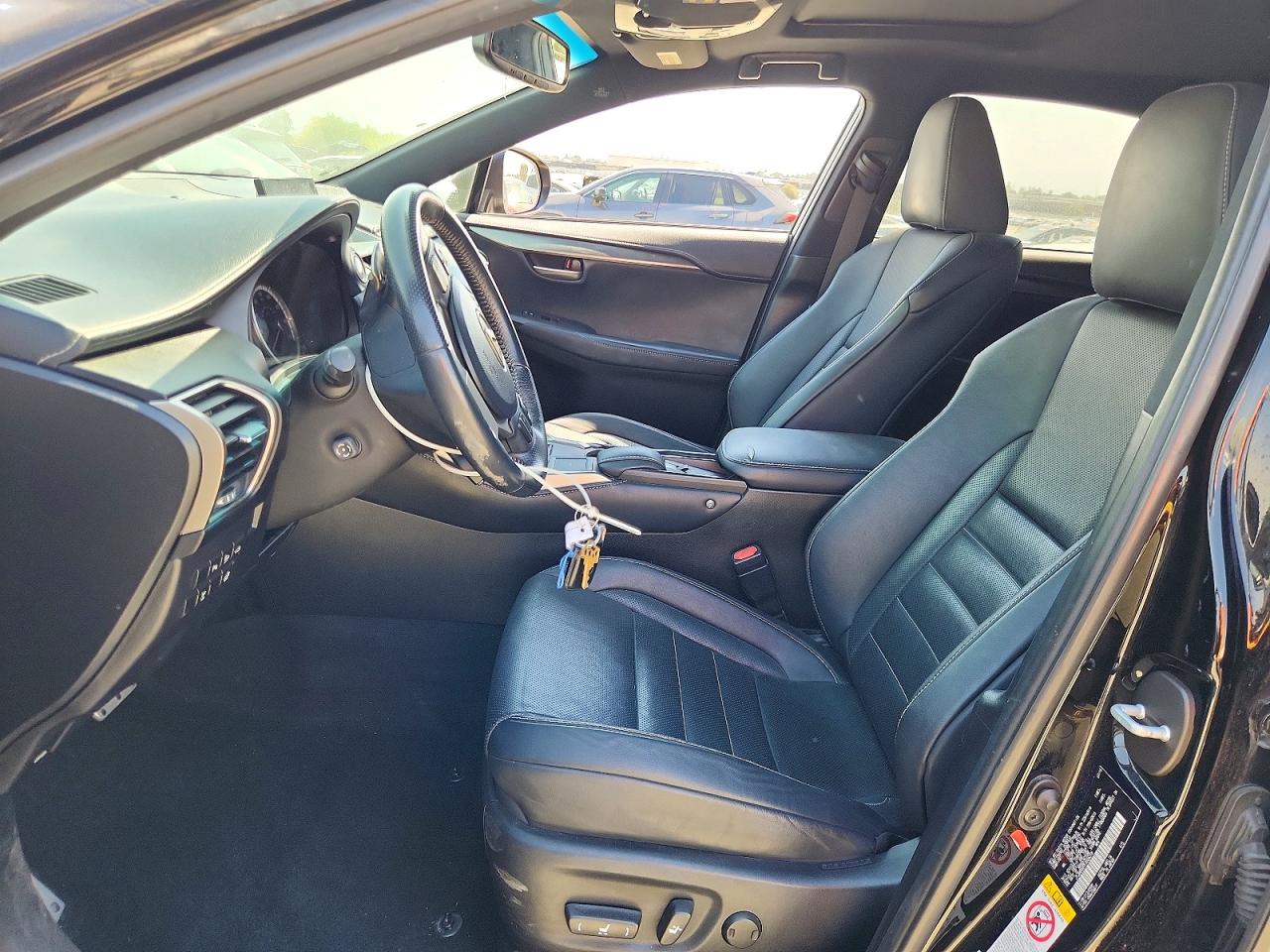 2015 Lexus Nx 200t Black vin: JTJBARBZ0F2036318