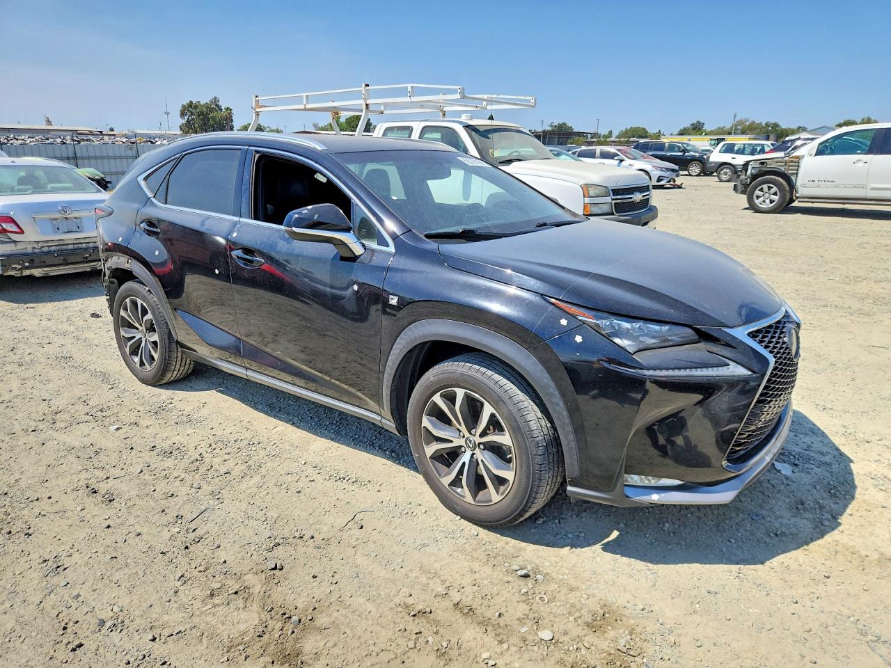 2015 Lexus Nx 200t Black vin: JTJBARBZ0F2036318