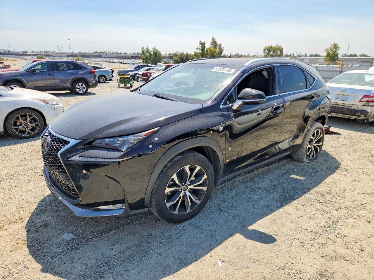 2015 Lexus Nx 200t Black vin: JTJBARBZ0F2036318
