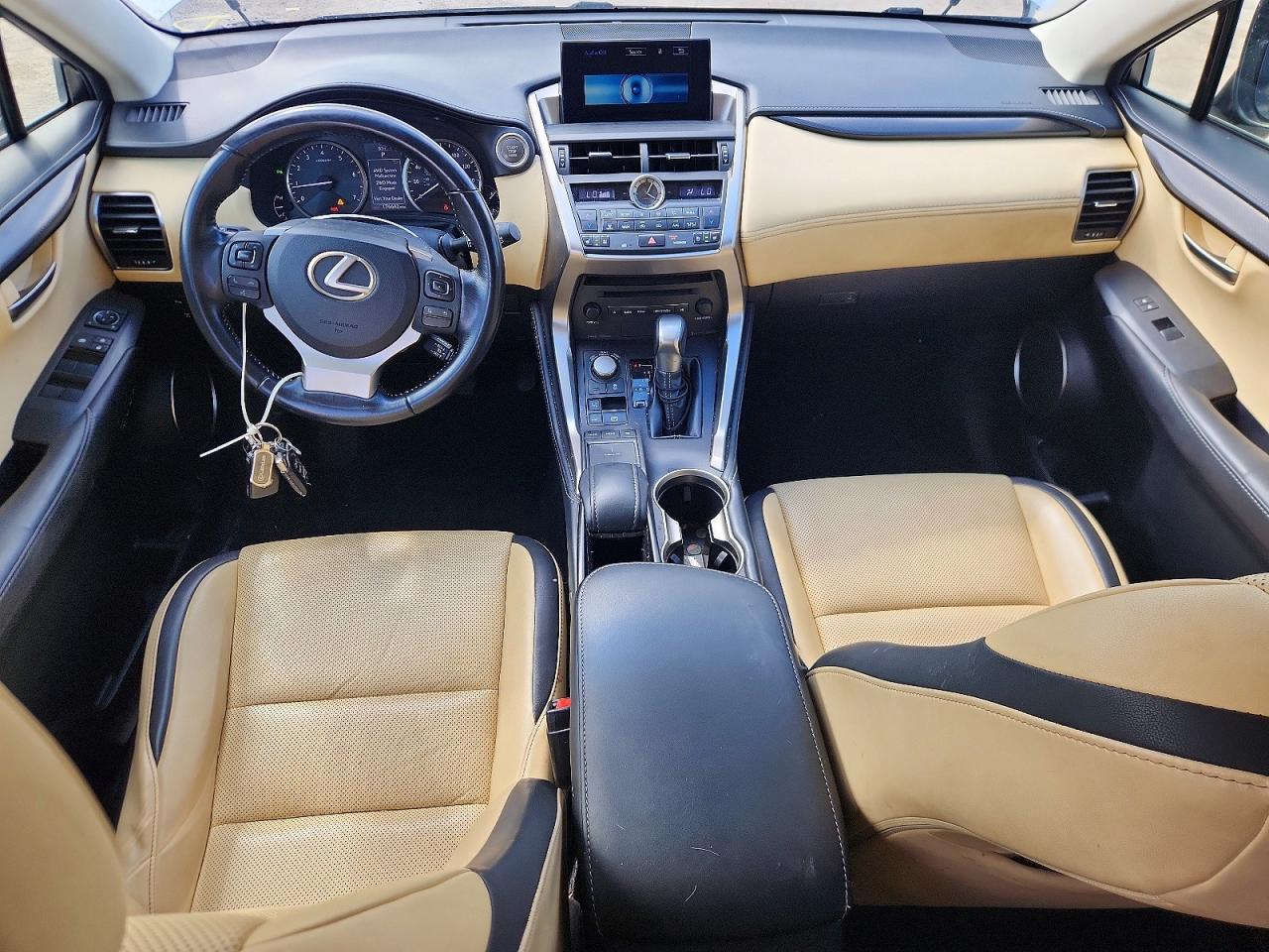 2016 Lexus Nx 200t Base White vin: JTJBARBZ0G2059776