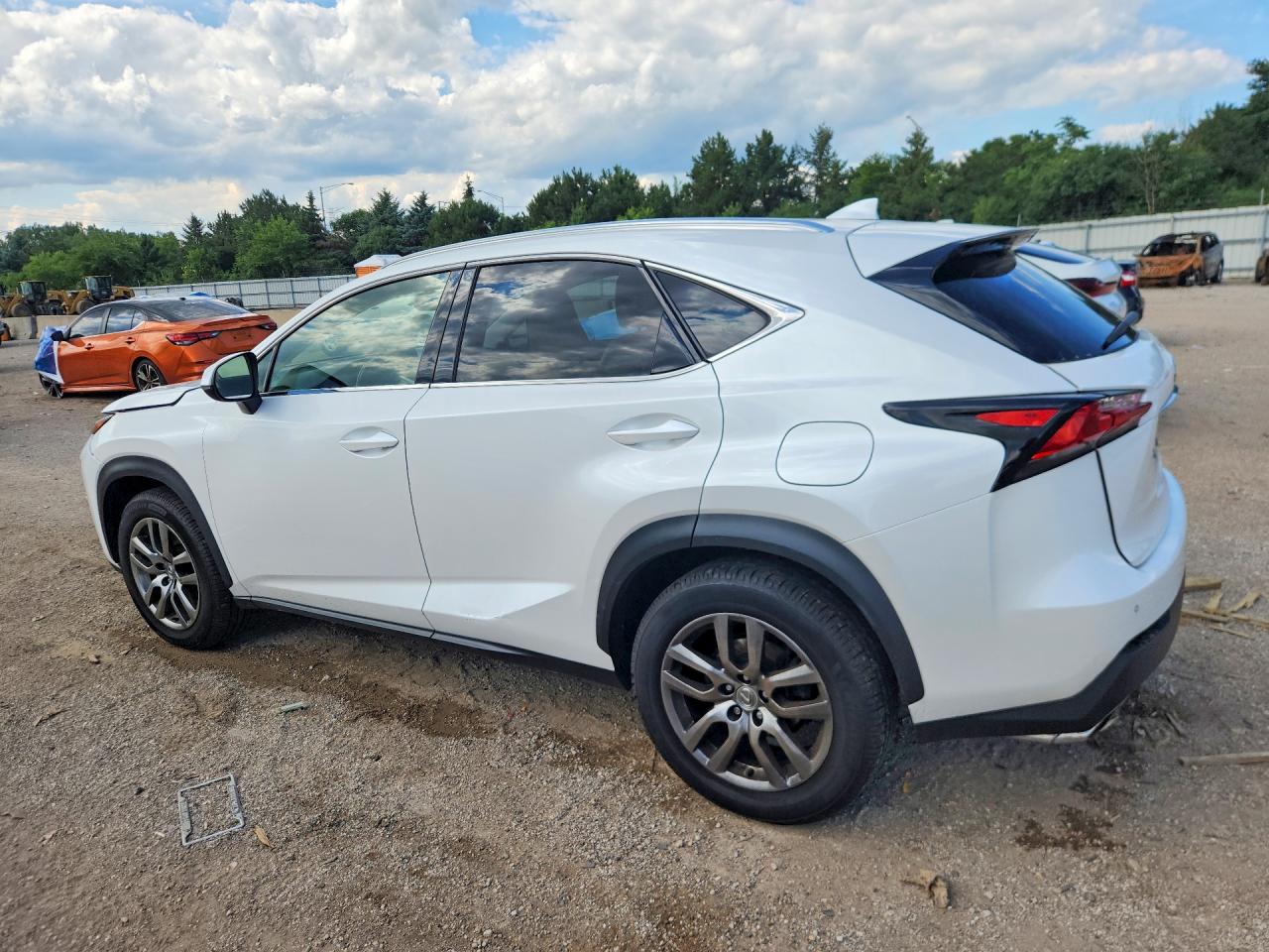 2016 Lexus Nx 200t Base White vin: JTJBARBZ0G2059776