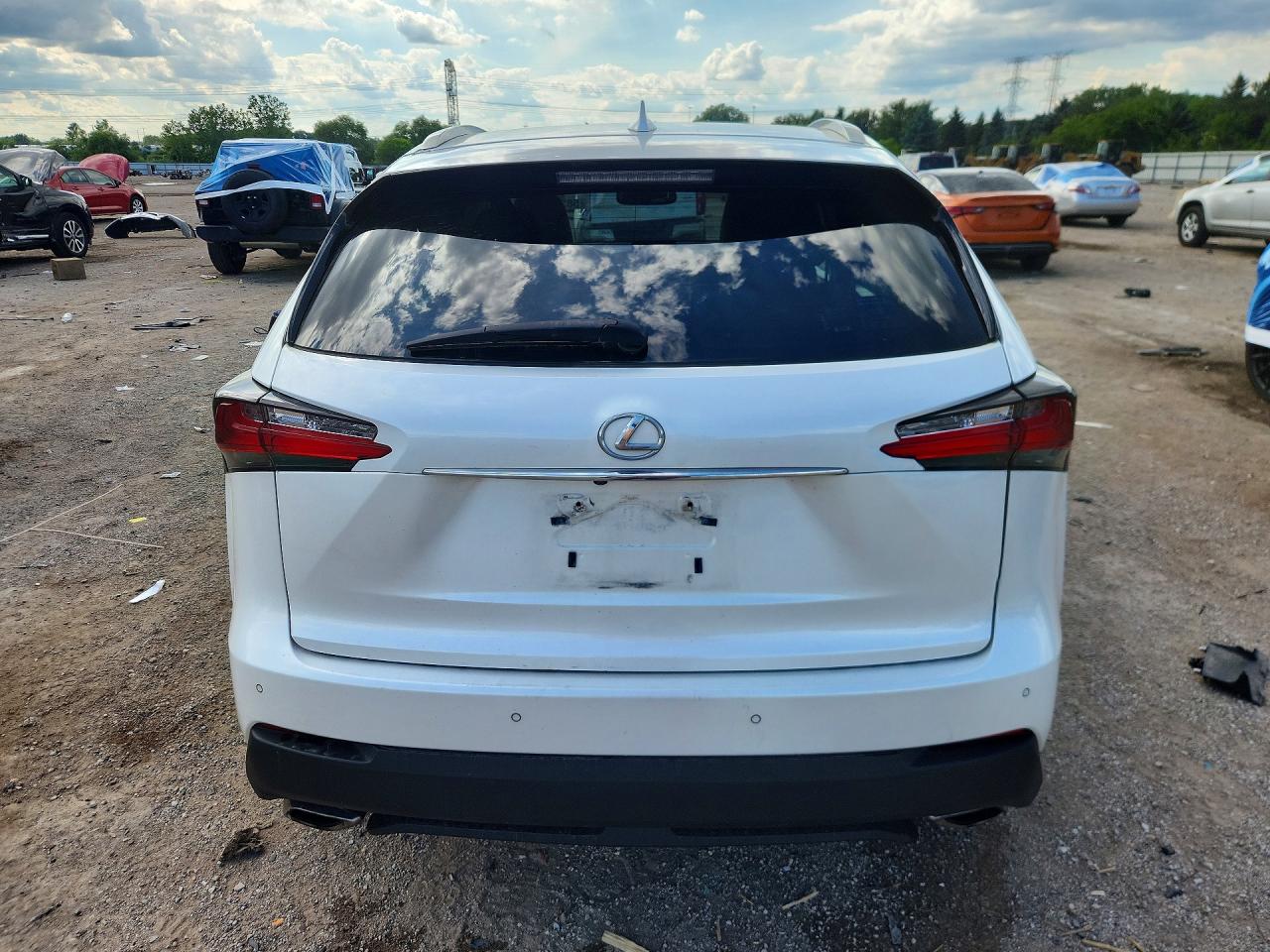 2016 Lexus Nx 200t Base White vin: JTJBARBZ0G2059776