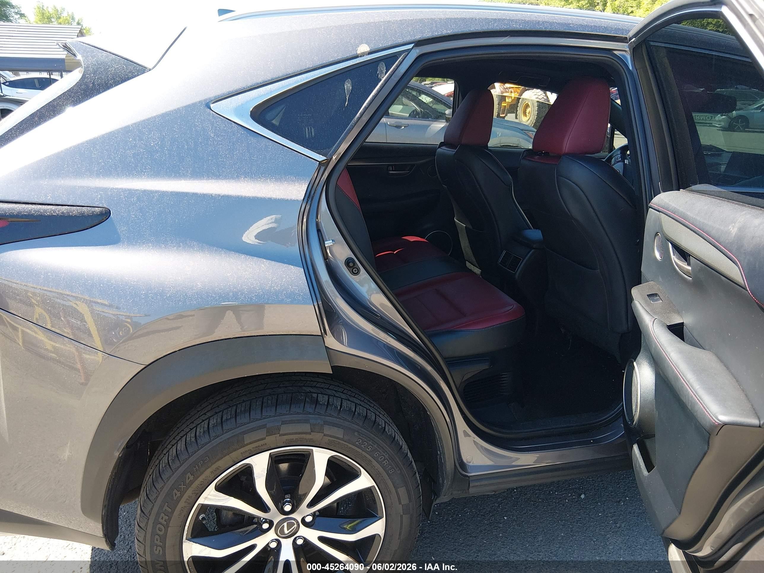 2016 Lexus Nx 200t F Sport Gray vin: JTJBARBZ0G2065612