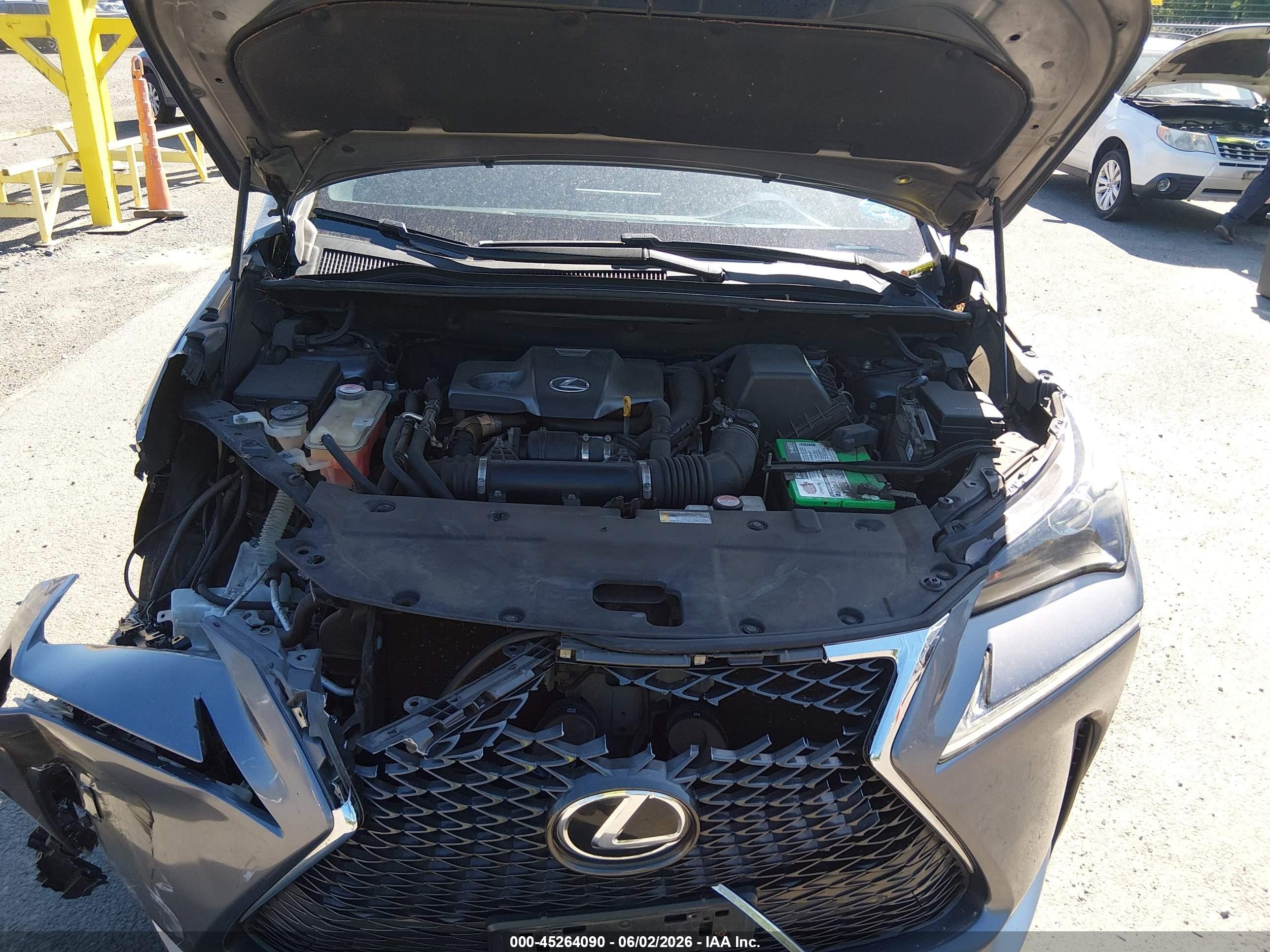 2016 Lexus Nx 200t F Sport Gray vin: JTJBARBZ0G2065612