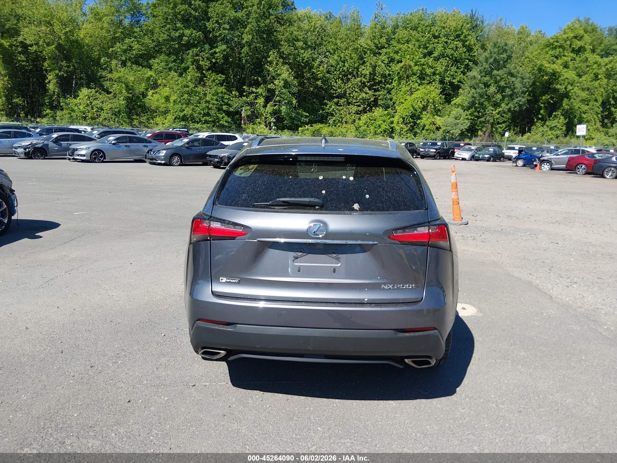 2016 Lexus Nx 200t F Sport Gray vin: JTJBARBZ0G2065612