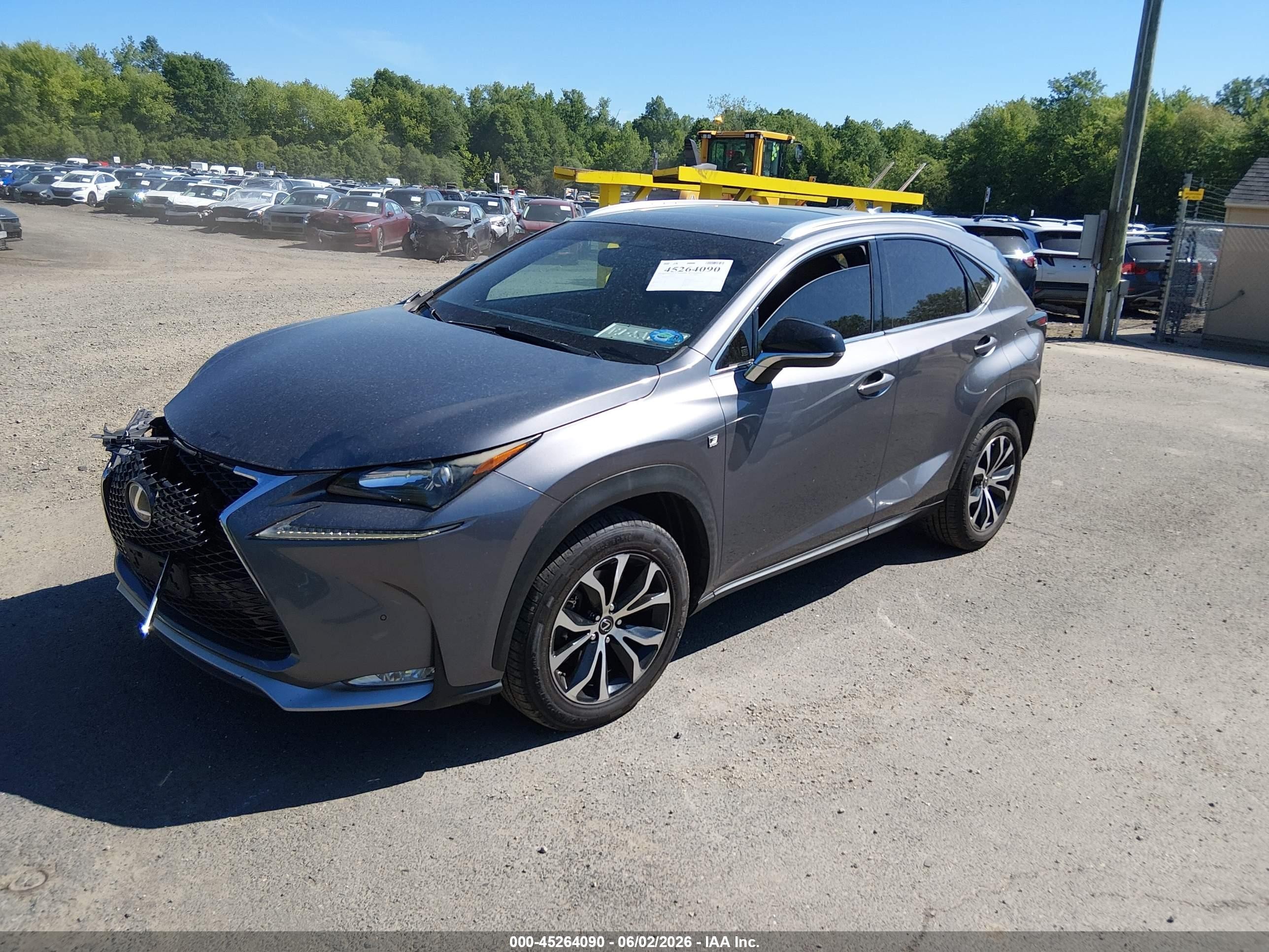 2016 Lexus Nx 200t F Sport Gray vin: JTJBARBZ0G2065612