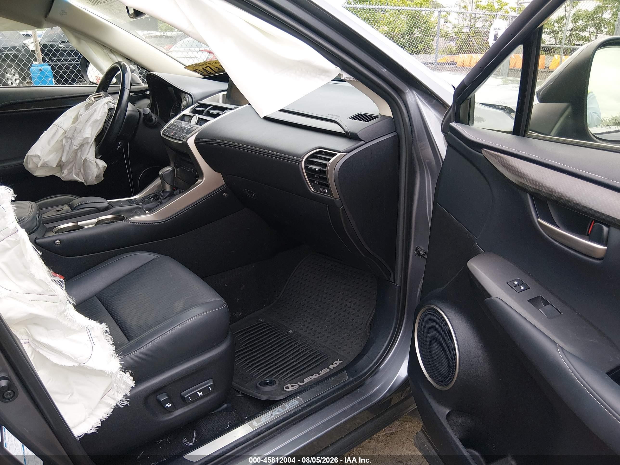 2016 Lexus Nx 200t Серый vin: JTJBARBZ0G2088520