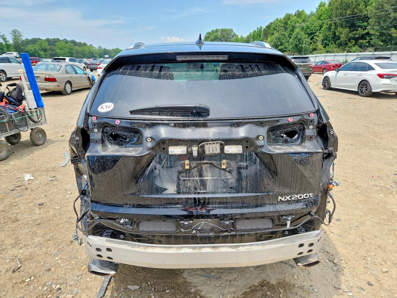 2017 Lexus Nx 200t Base Black vin: JTJBARBZ0H2122649