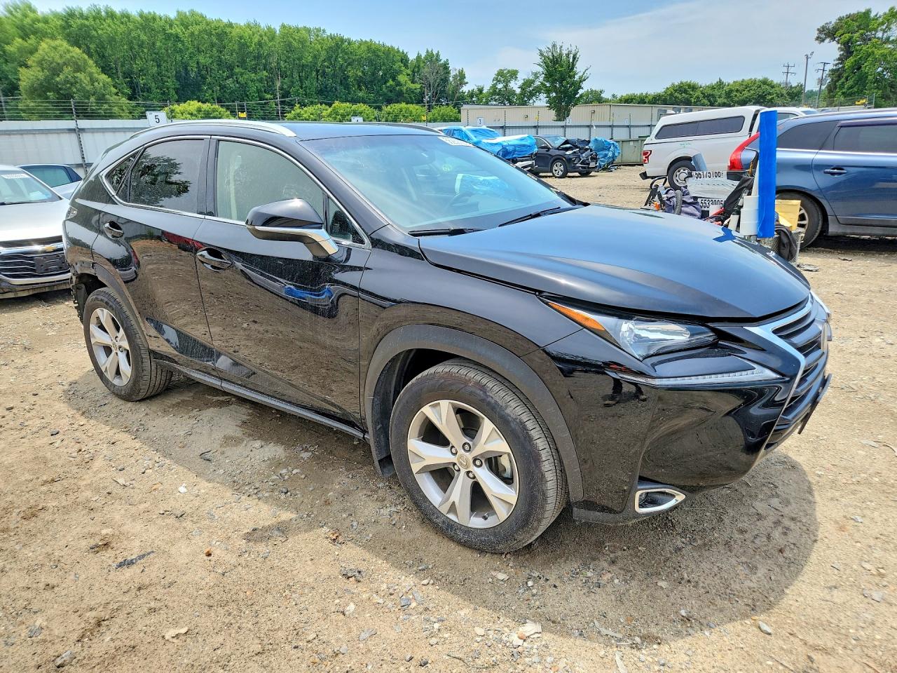2017 Lexus Nx 200t Base Black vin: JTJBARBZ0H2122649