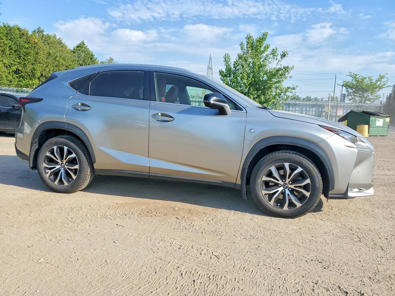 2017 Lexus Nx 200t Base Silver vin: JTJBARBZ0H2148331