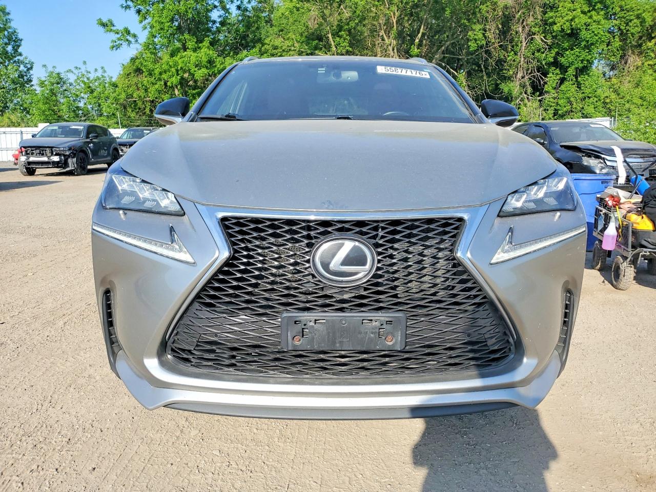 2017 Lexus Nx 200t Base Silver vin: JTJBARBZ0H2148331