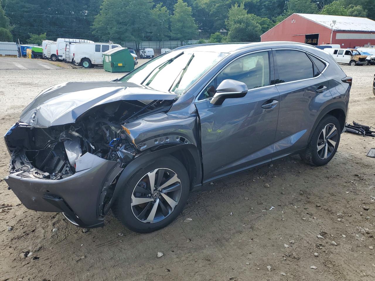 2018 Lexus Nx 300 Base Gray vin: JTJBARBZ0J2157830