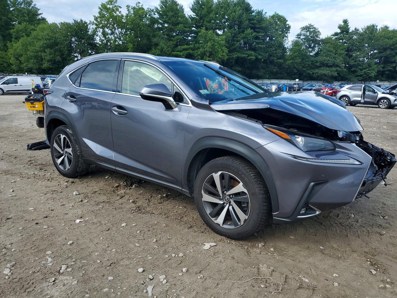 2018 Lexus Nx 300 Base Gray vin: JTJBARBZ0J2157830