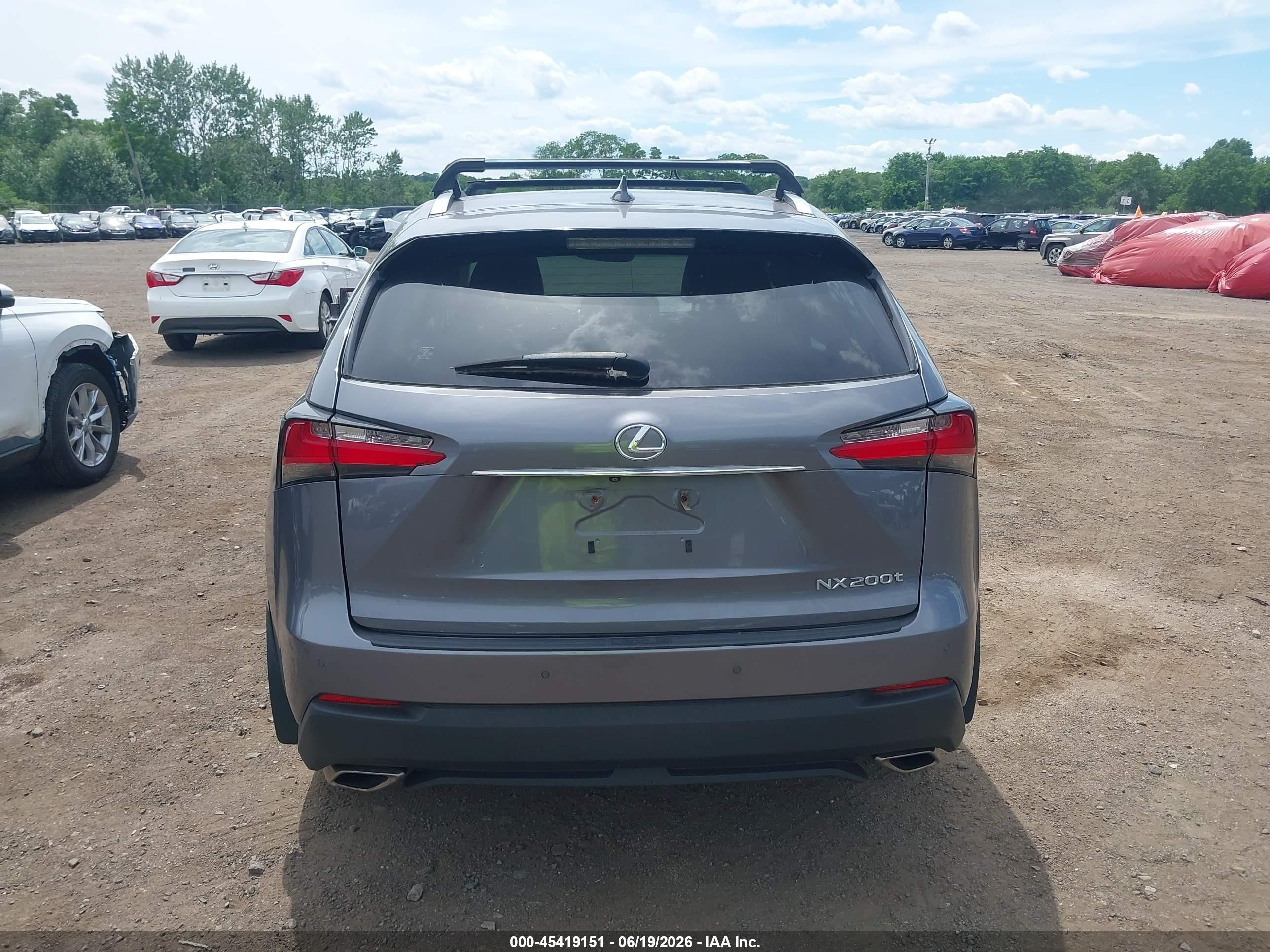 2015 Lexus Nx 200t   Gray vin: JTJBARBZ1F2008141