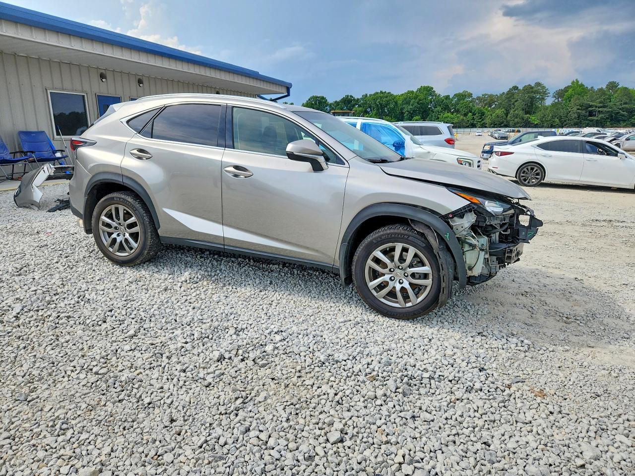 2015 Lexus Nx 200t Gray vin: JTJBARBZ1F2011444