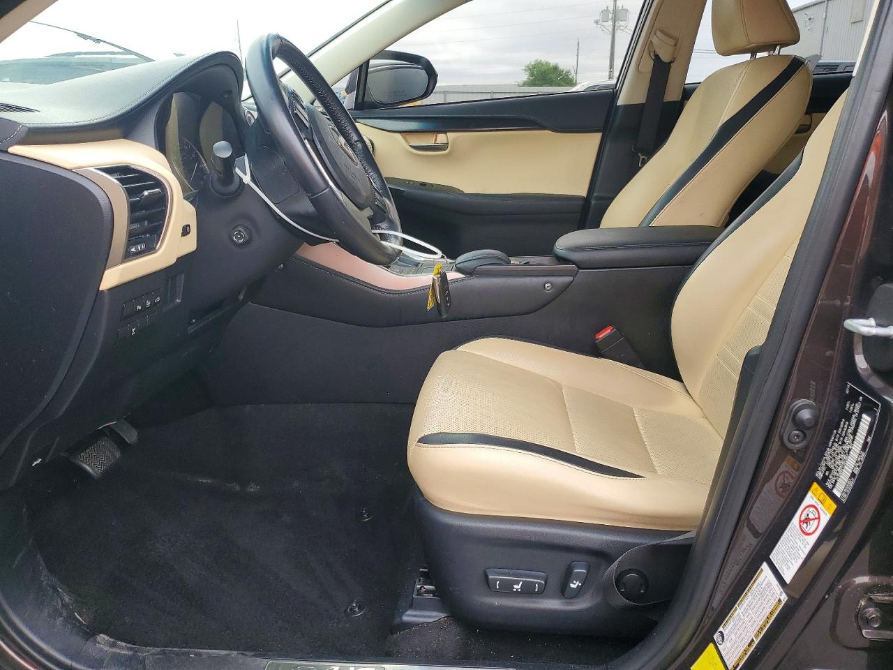 2015 Lexus Nx 200t Base Black vin: JTJBARBZ1F2012867
