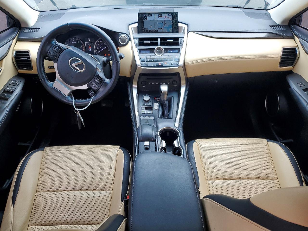 2015 Lexus Nx 200t Base Black vin: JTJBARBZ1F2012867