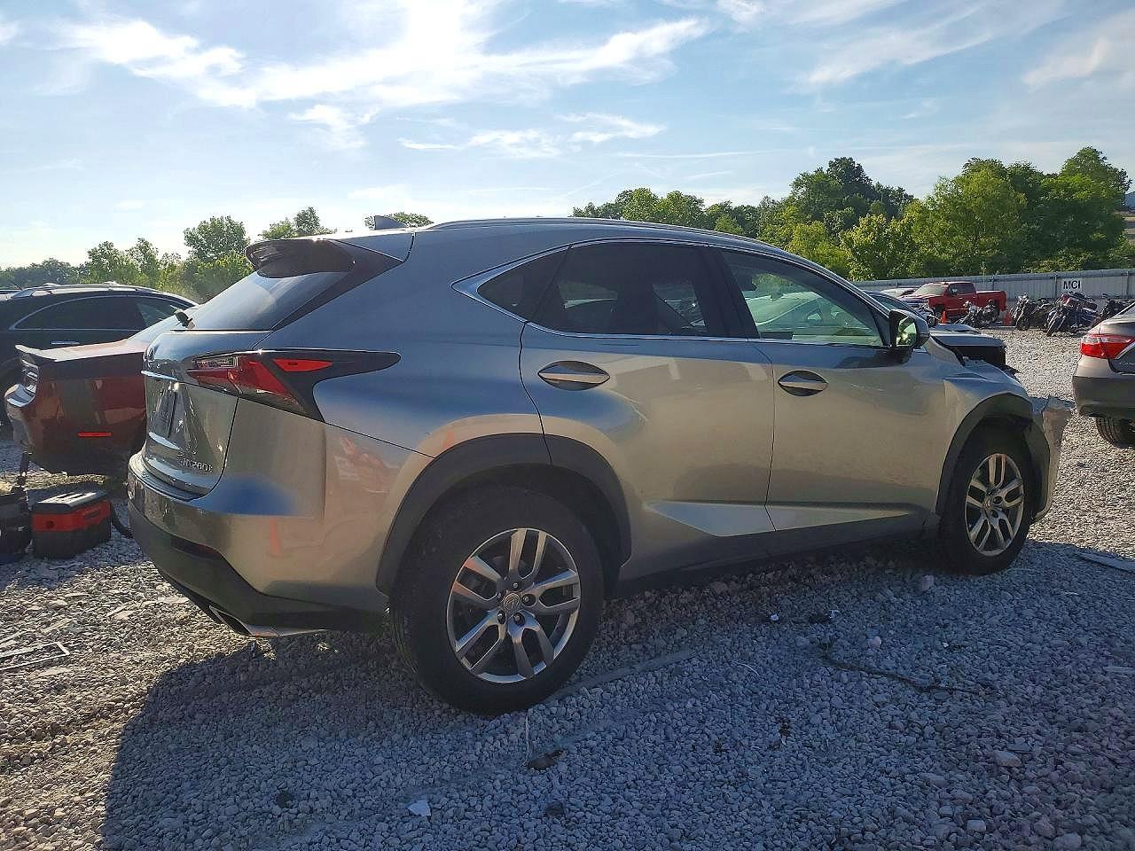 2015 Lexus Nx 200t Серый vin: JTJBARBZ1F2029863