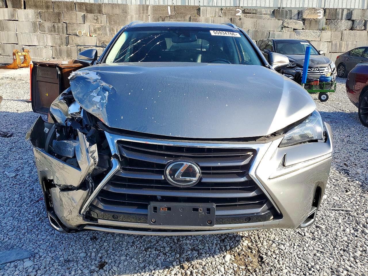 2015 Lexus Nx 200t Серый vin: JTJBARBZ1F2029863