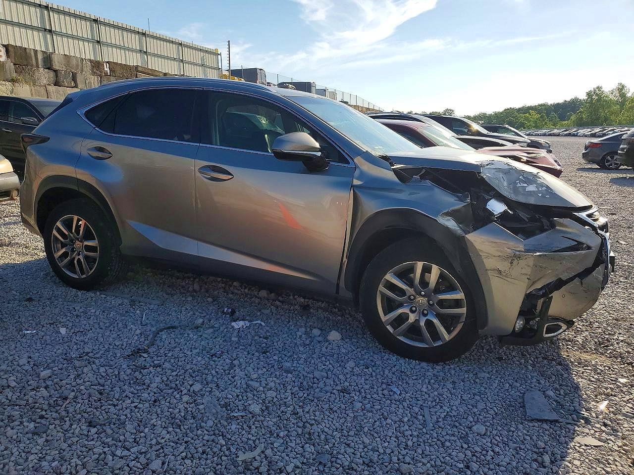 2015 Lexus Nx 200t Серый vin: JTJBARBZ1F2029863