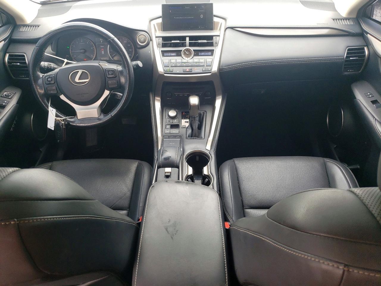 2015 Lexus Nx 200t White vin: JTJBARBZ1F2036344