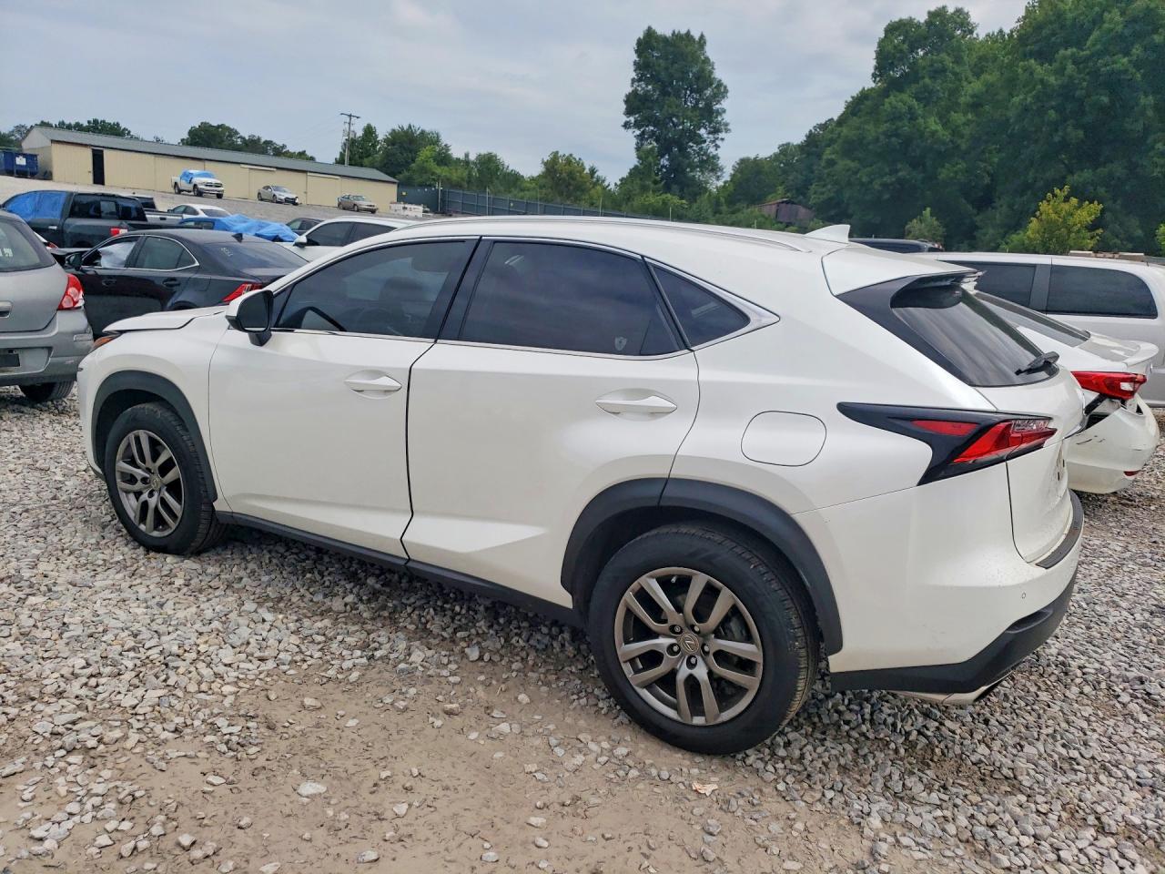 2015 Lexus Nx 200t White vin: JTJBARBZ1F2036344