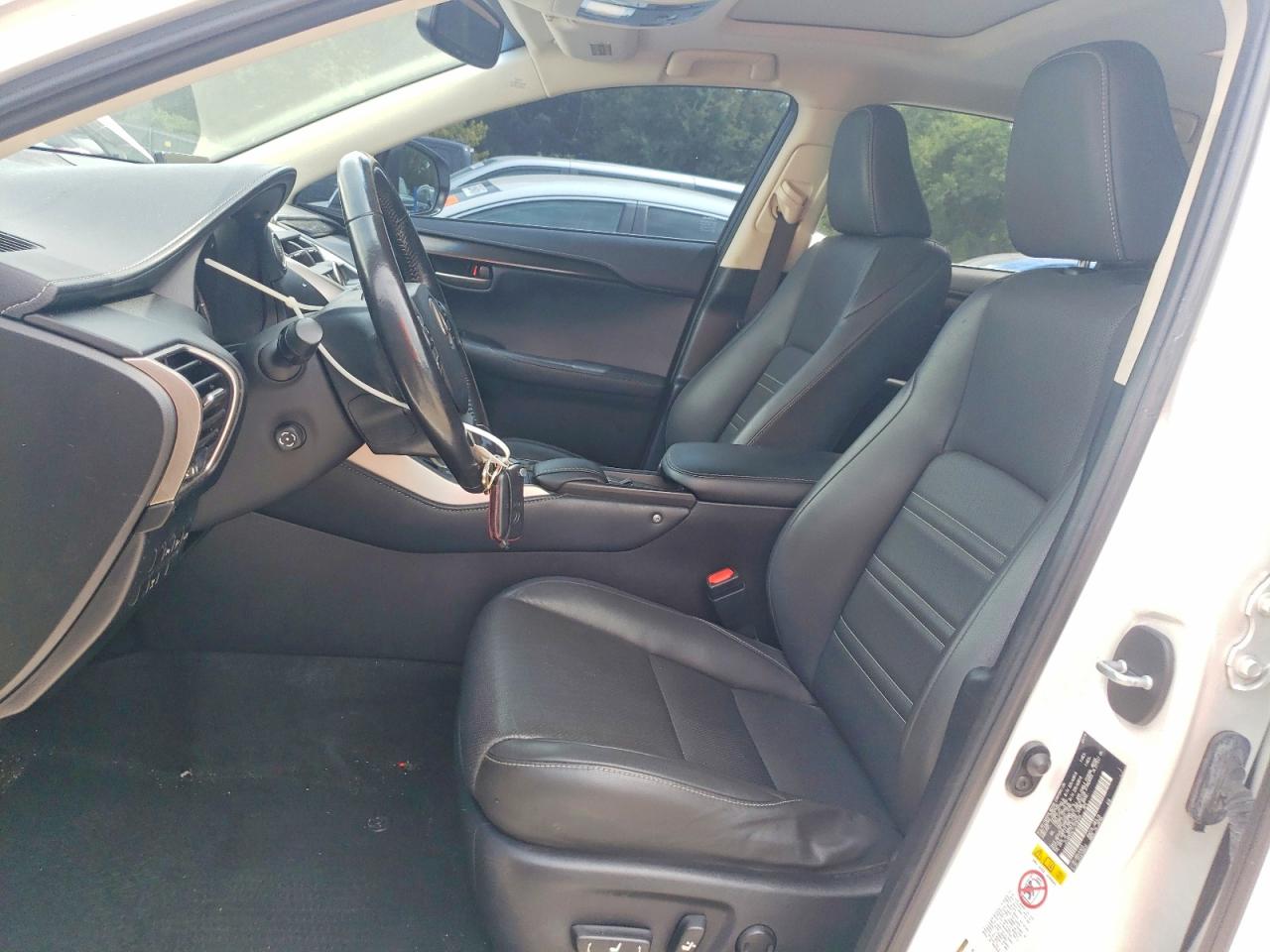 2015 Lexus Nx 200t White vin: JTJBARBZ1F2036344