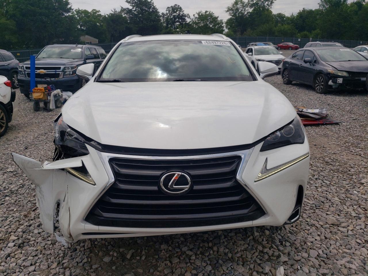 2015 Lexus Nx 200t White vin: JTJBARBZ1F2036344