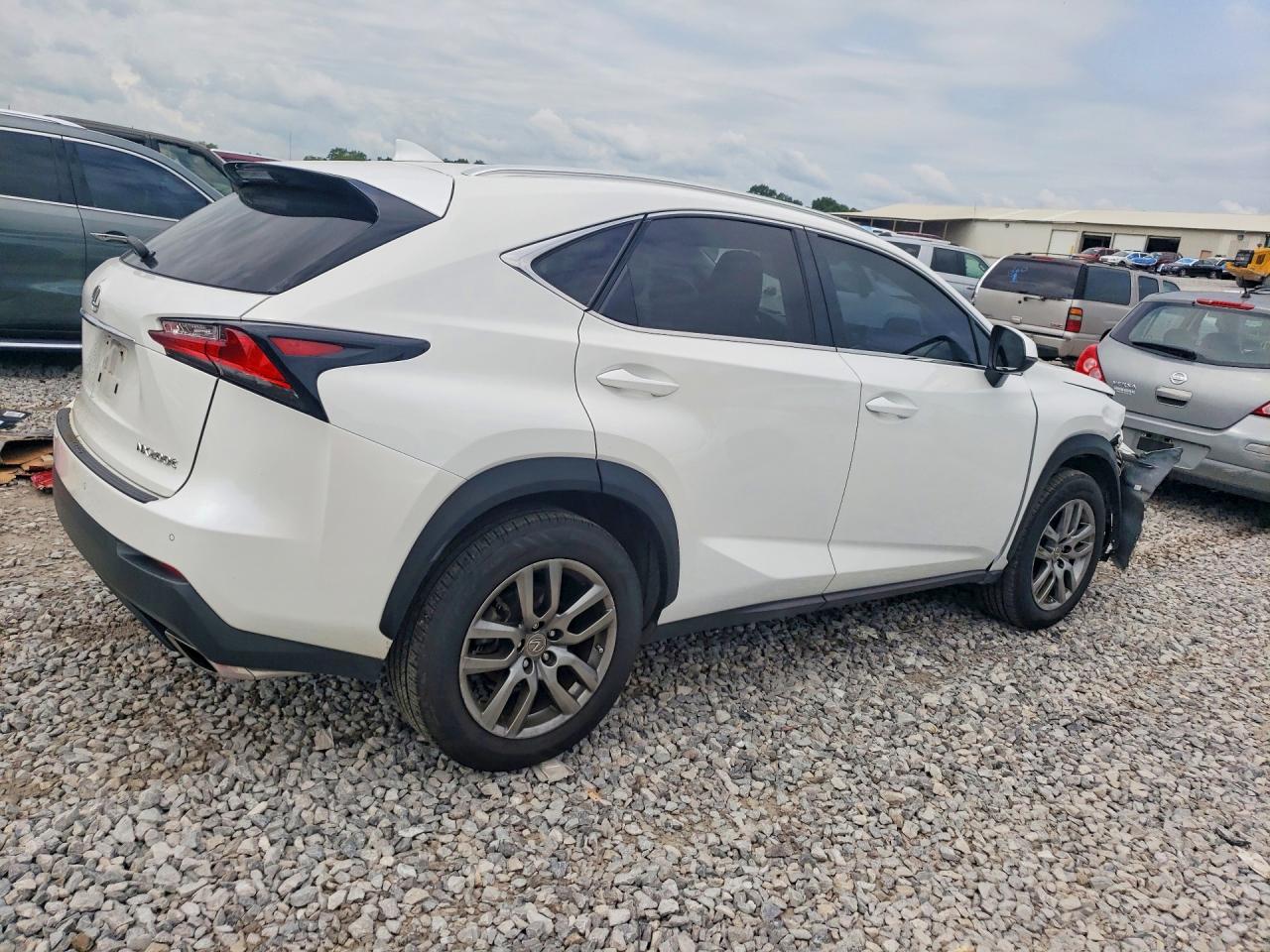 2015 Lexus Nx 200t White vin: JTJBARBZ1F2036344
