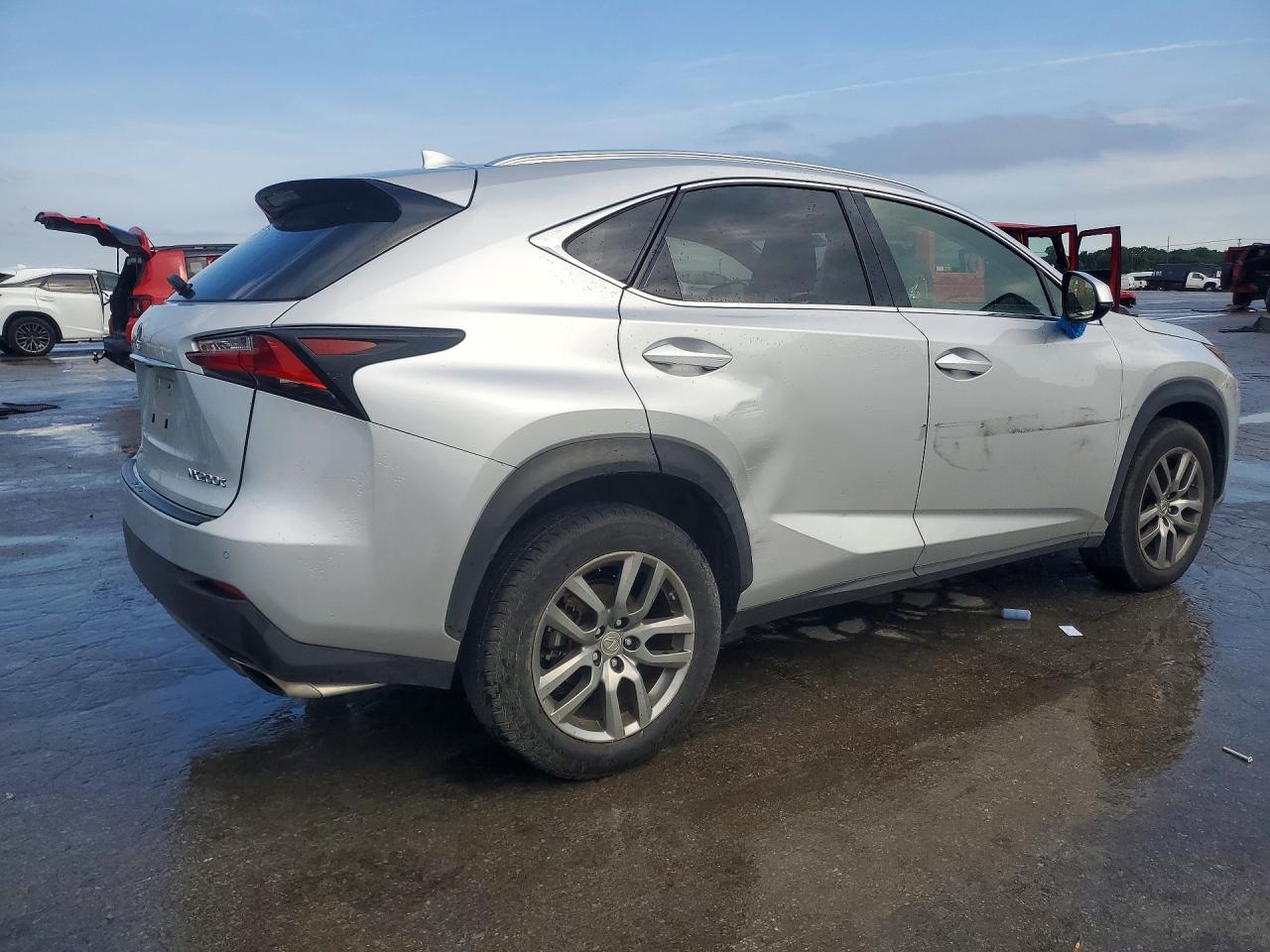 2015 Lexus Nx 200t Silver vin: JTJBARBZ1F2037901