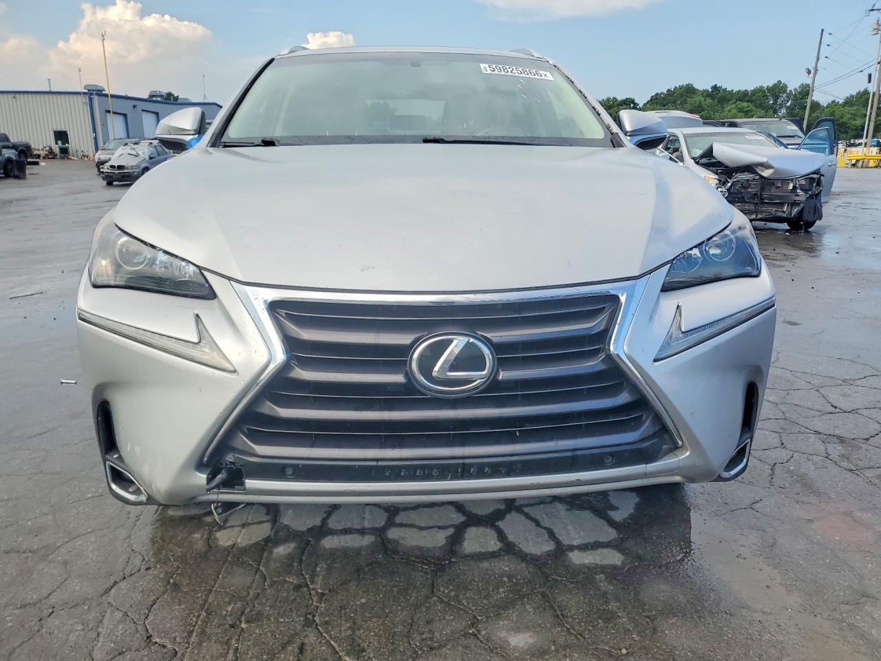 2015 Lexus Nx 200t Silver vin: JTJBARBZ1F2037901