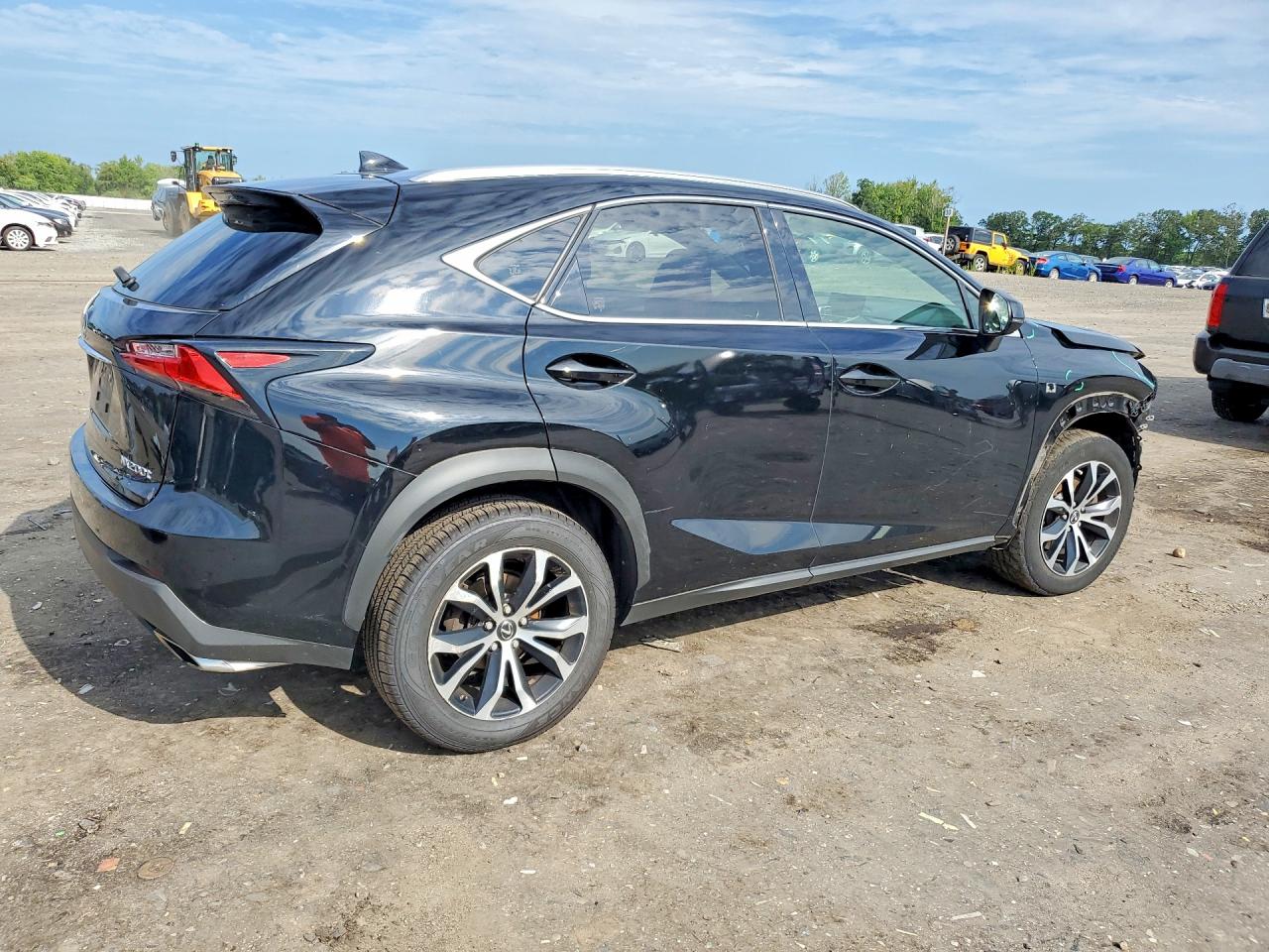 2015 Lexus Nx 200t Black vin: JTJBARBZ1F2044265