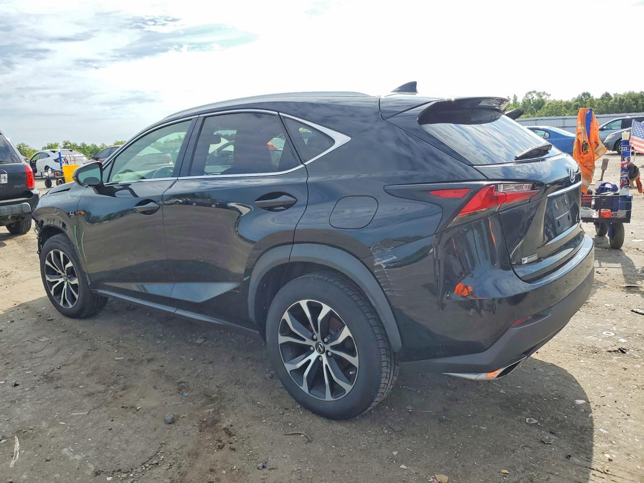 2015 Lexus Nx 200t Black vin: JTJBARBZ1F2044265